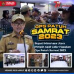 Bupati Joune Ganda Pimpin Apel Gelar Pasukan Ops Samrat 2023 ops-patuh-samrat
