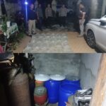 KRYD Polres Bitung, Amankan Ratusan Liter Miras Jenis Captikus di Kelurahan Girian Weru Satu 7